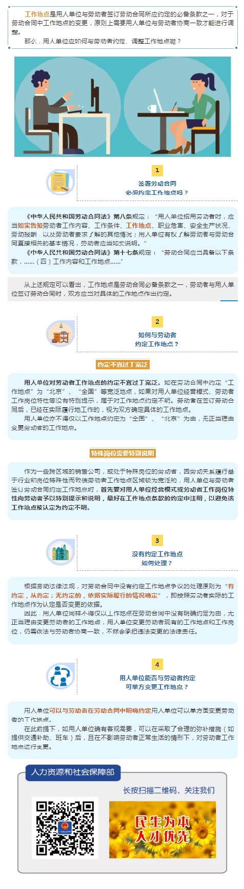與勞動者約定工作地點(diǎn)，這4個問題必須注意?。ㄉ蟼鳎?jpg