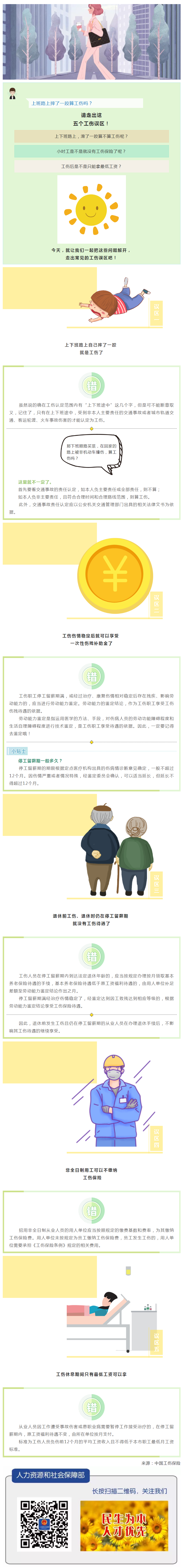 上班路上摔了一跤算工傷嗎？請走出這五個工傷誤區(qū)！.png
