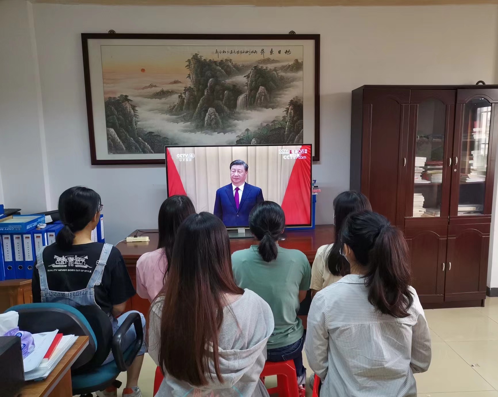 青春心向黨 建功新時代——開平市民政局團委組織團員青年收看慶祝建團100周年大會.jpg