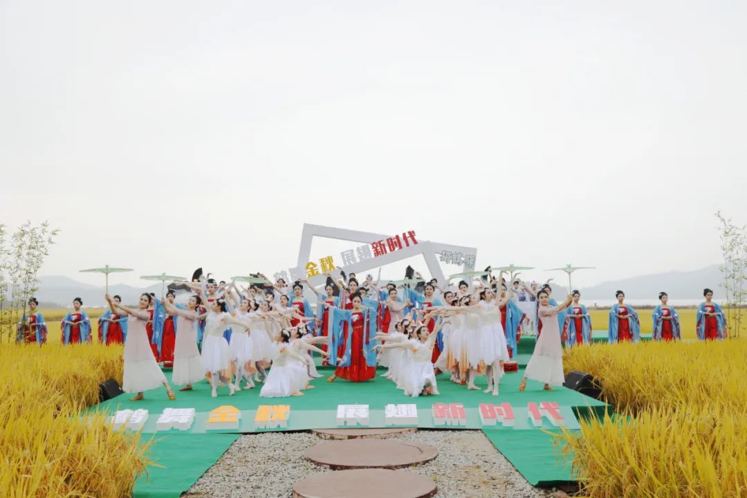 以稻田、音、詩(shī)、舞的方式，一起“鶴舞金秋，展翅新時(shí)代”！