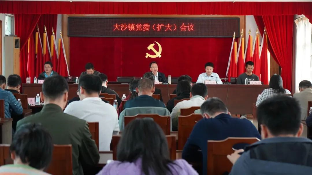 大沙鎮(zhèn)召開黨委（擴大）會議傳達學習市委十四屆八次全會暨市委經(jīng)濟工作會議精神